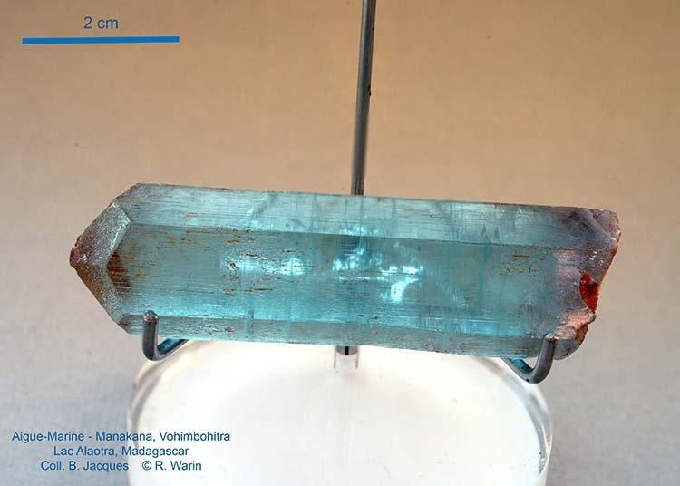 Beryl (variety aquamarine)
7.3 cm
(Autor: Roger Warin)