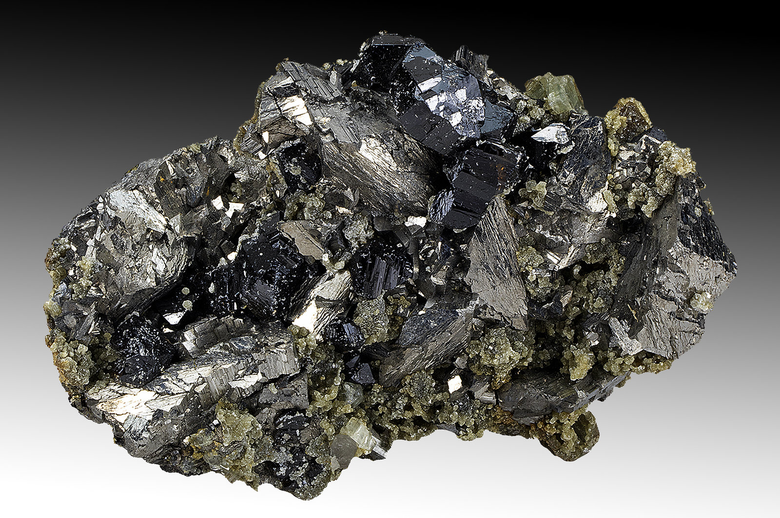 Cassiterite, Arsenopyrite, Fluorapatite, Chalcopyrite, Muscovite
11 cm x  6 cm x 3 cm
(Autor: silvia)