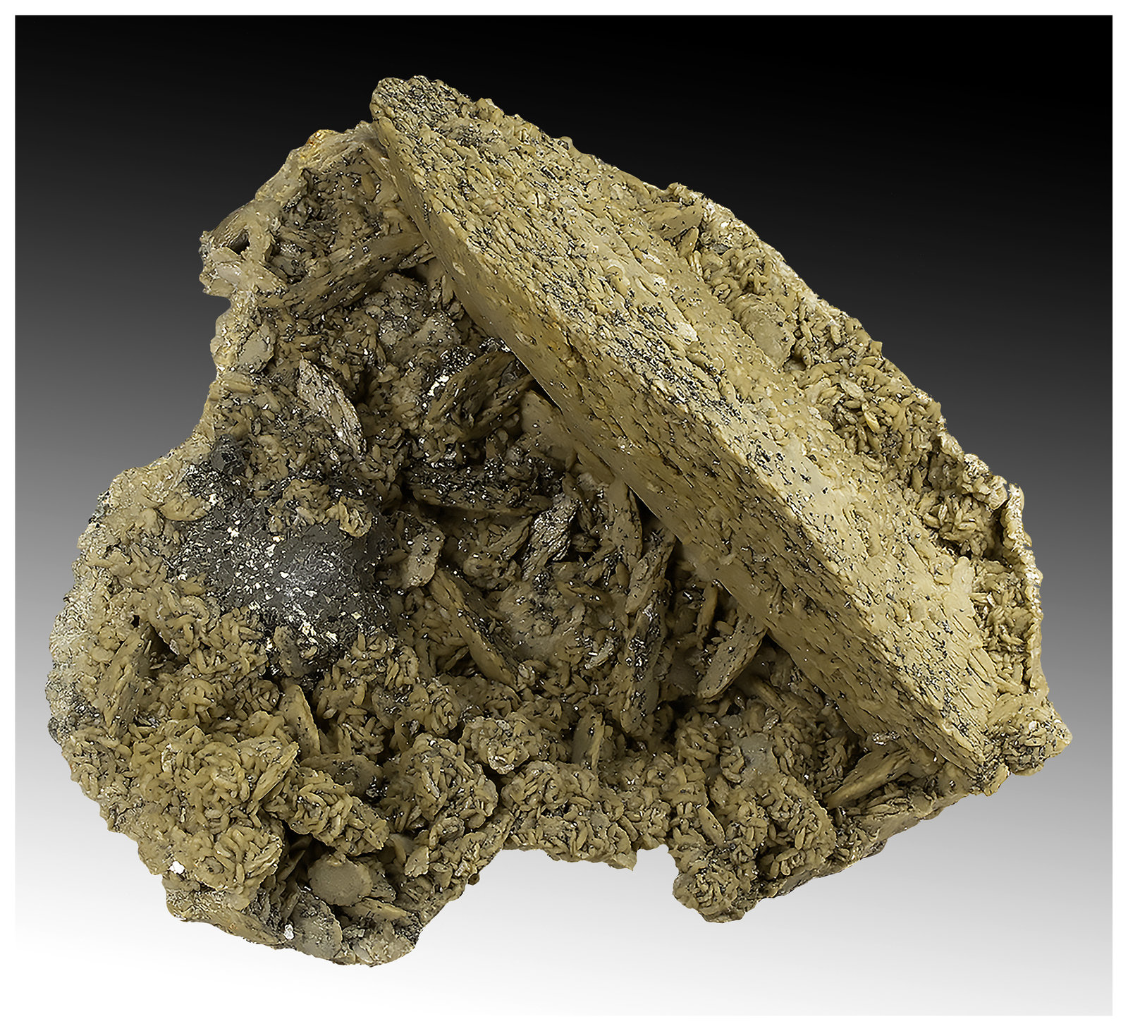 Siderite, Arsenopyrite, Pyrite
15 cm x 15 cm x 7 cm
(Autor: silvia)