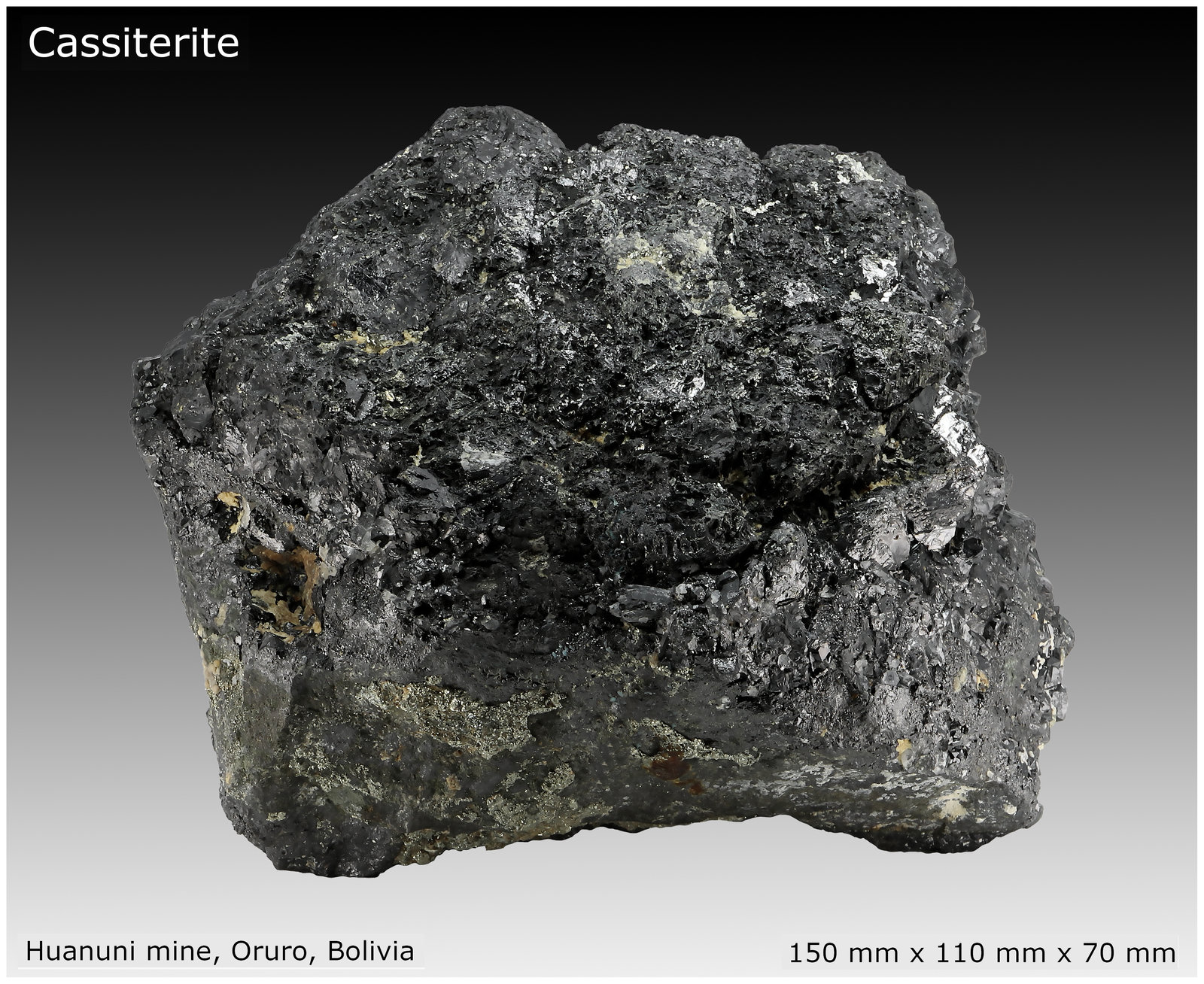Cassiterite
150 mm x 110 mm x 70 mm
(Autor: silvia)