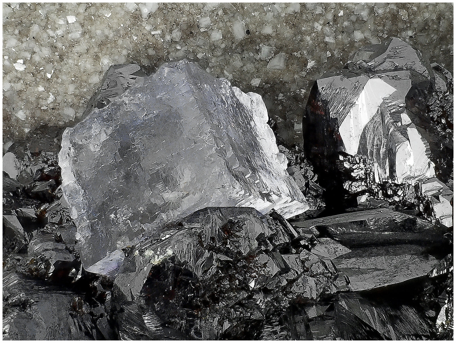 Sphalerite, Fluorite, Dolomite
160 mm x 160 mm x 70 mm
(Autor: silvia)