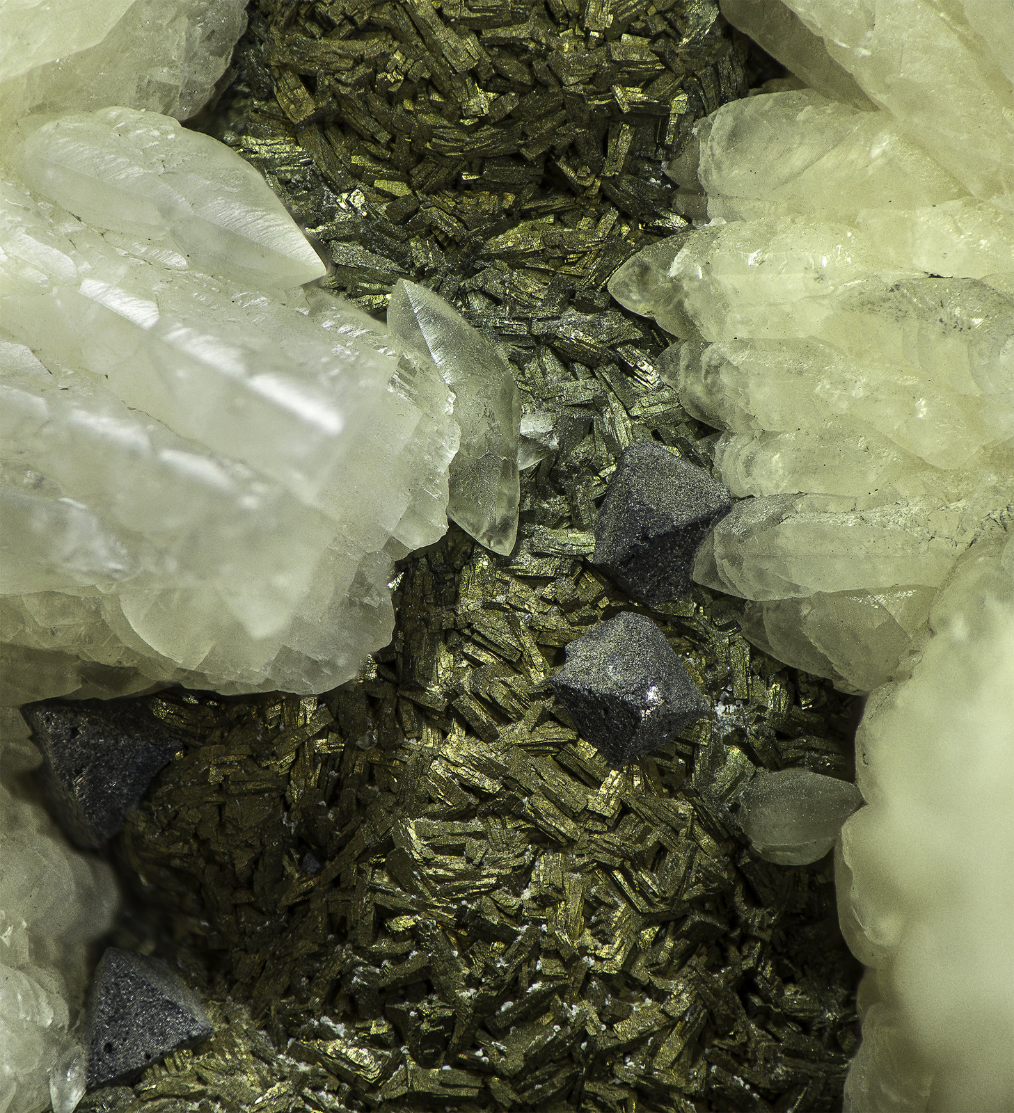 Calcite, Marcasite and Galena.
(Autor: Rob Schnerr)