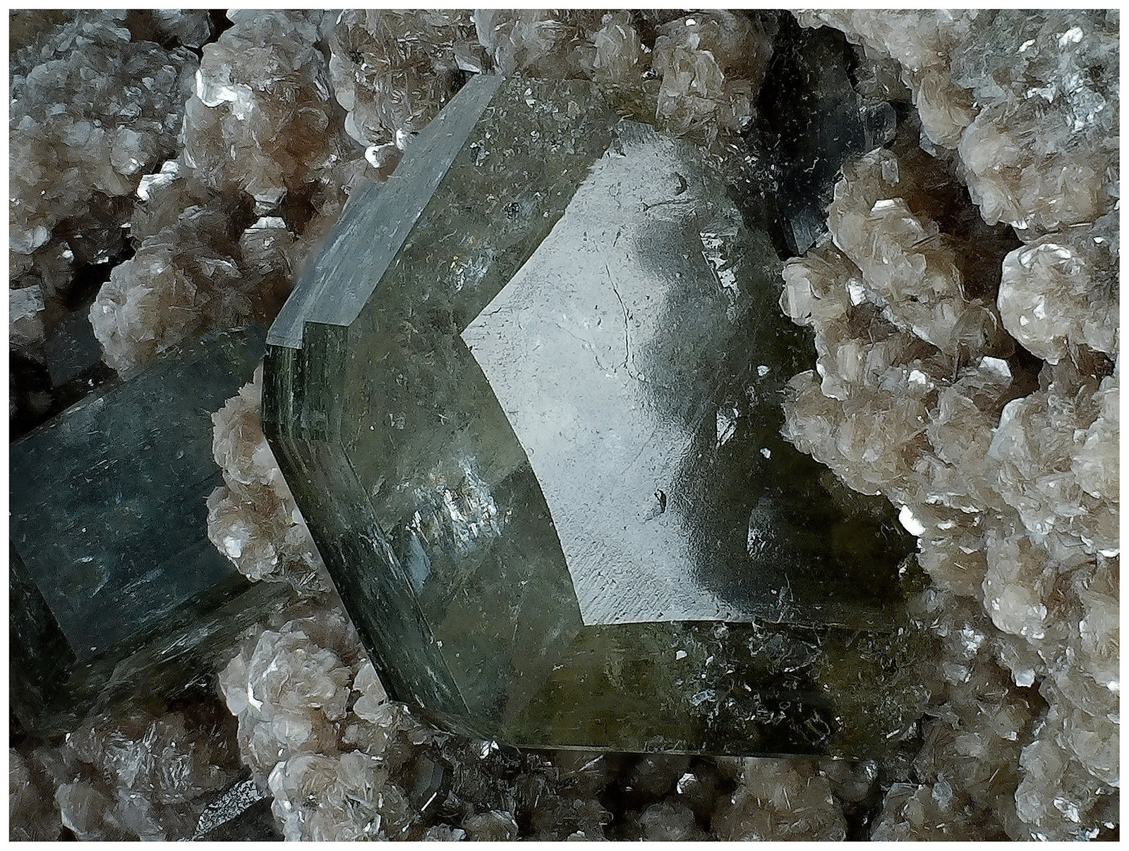 Fluorapatite, Muscovite
11 cm x 6 cm x 5 cm
(Autor: silvia)