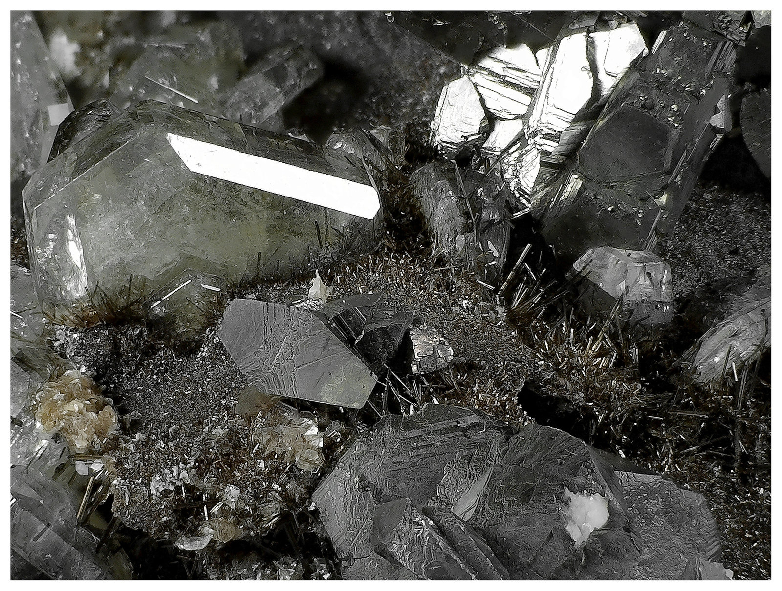 Fluorapatite, Dravite-Schorl Series, Marcasite/Arsenopyrite
11 cm x 7 cm x 3 cm
(Autor: silvia)