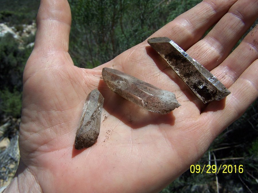 Quartz
Fingers for size
(Autor: Pierre Joubert)