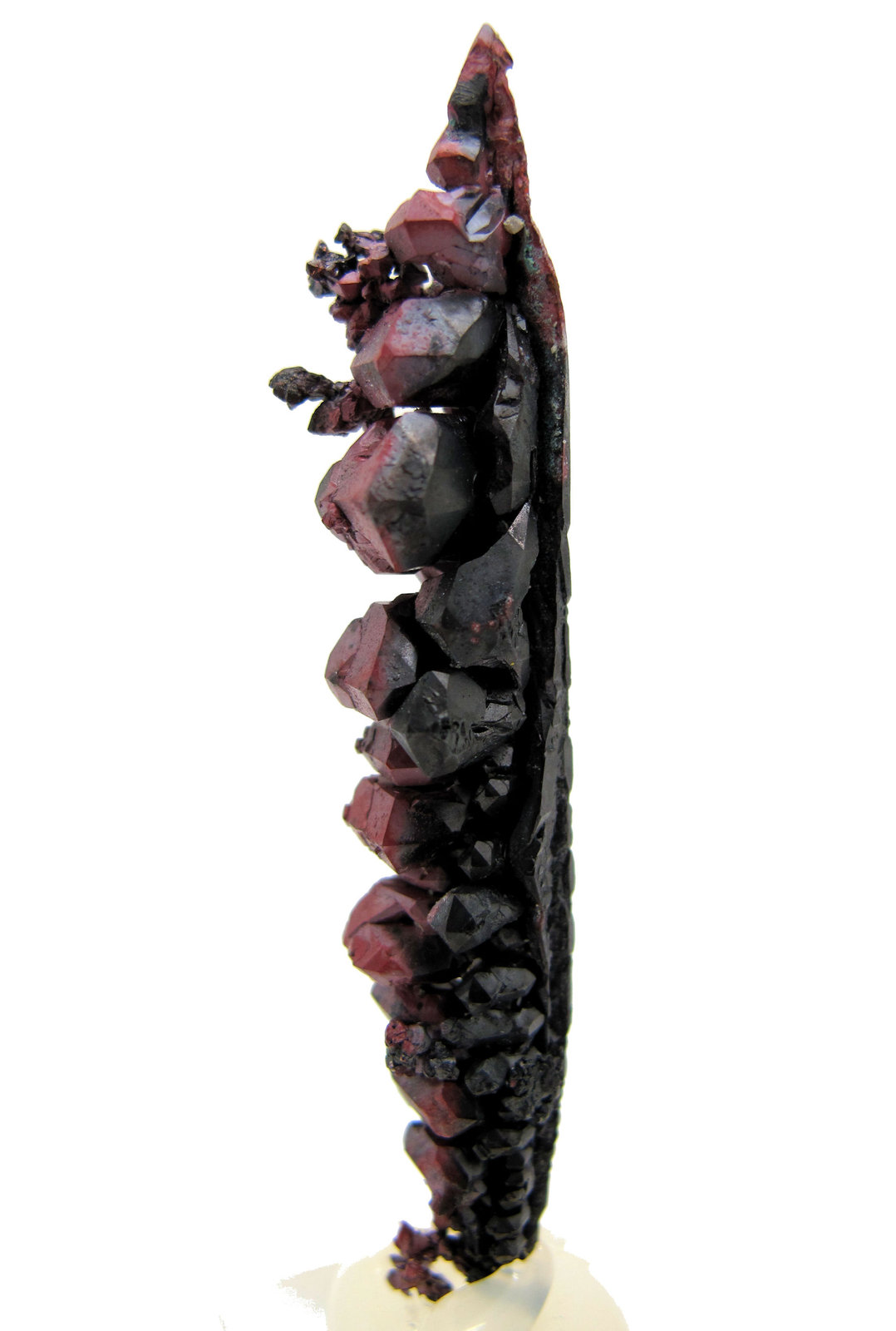 Copper
63 mm x 10 mm. Major crystal size: 8.5 mm wide - Mass: About 13 g.
(Autor: Carles Millan)