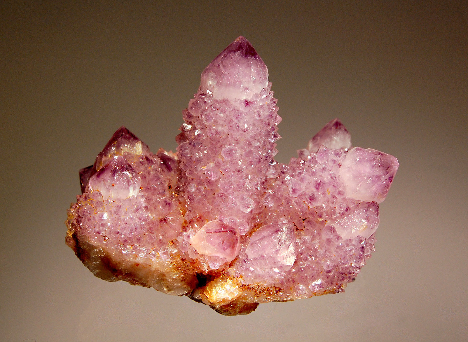Quartz var. amethyst
6.5 x 7.5 cm
(Autor: Michael Shaw)