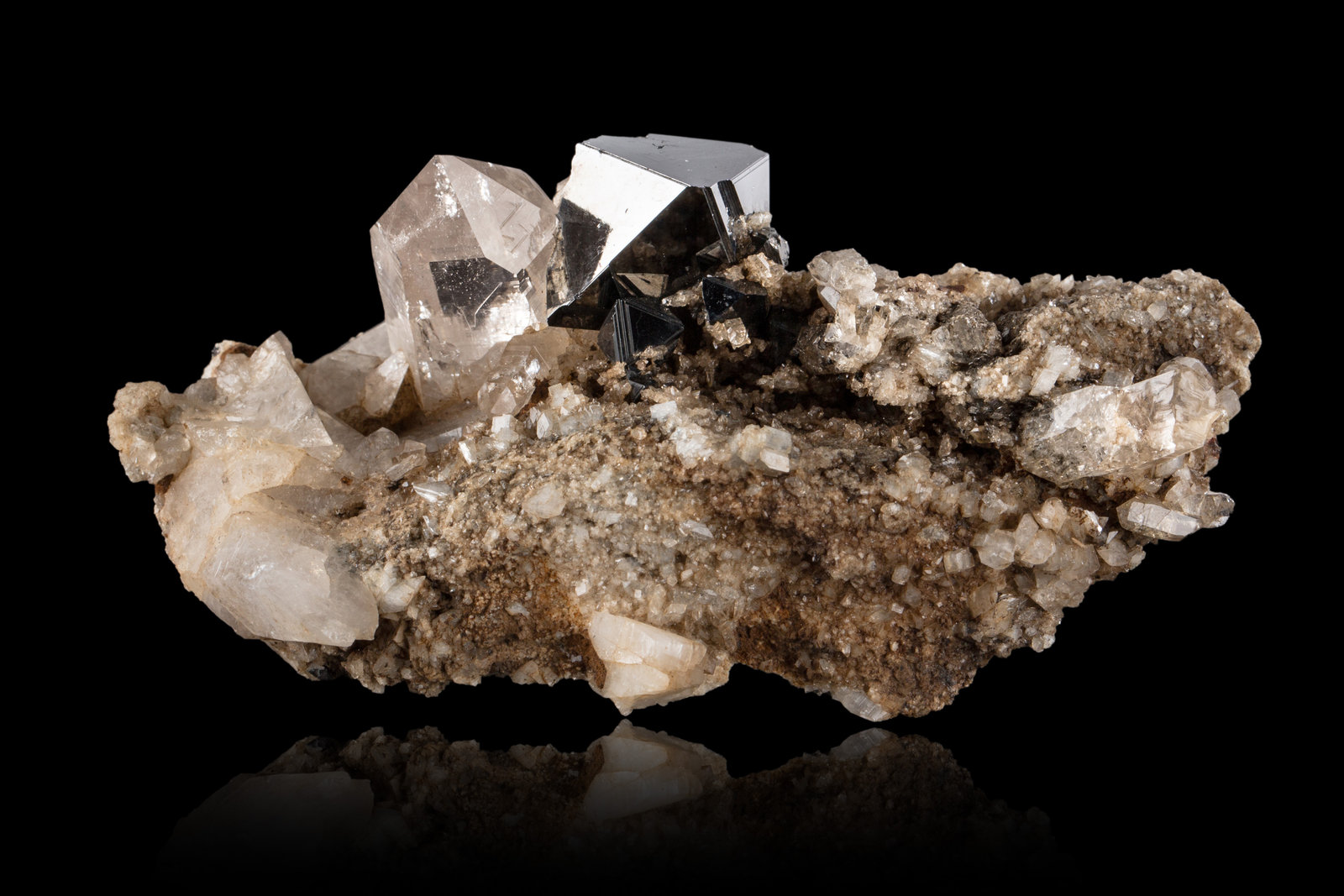 Magnetite with Quartz
5,0	x	4,0	x	1,5	cm
(Autor: MIM Museum)