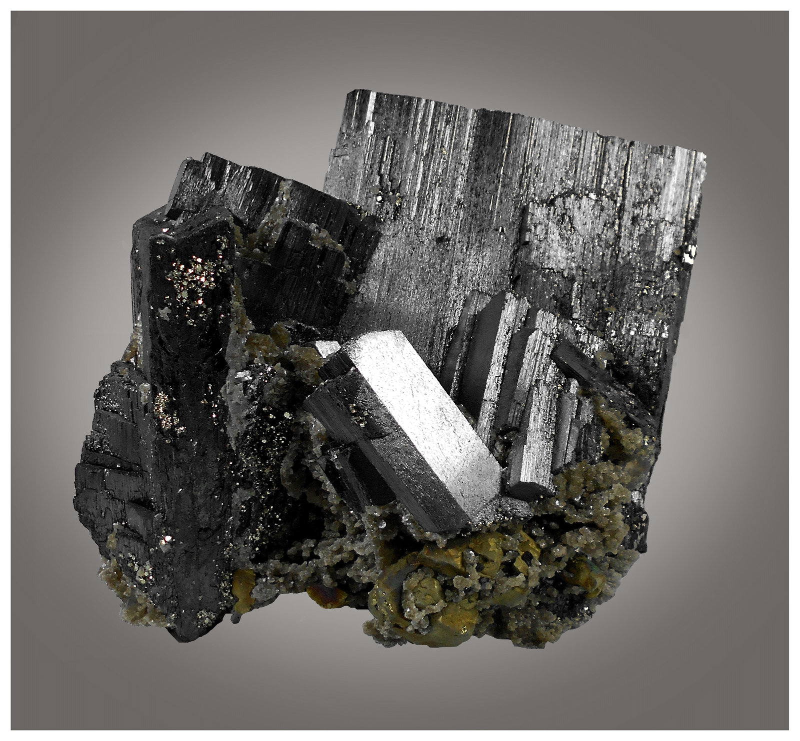 Ferberite, Chalcopyrite, Pyrite, Muscovite
14 cm x 10 cm x 10 cm
(Autor: silvia)