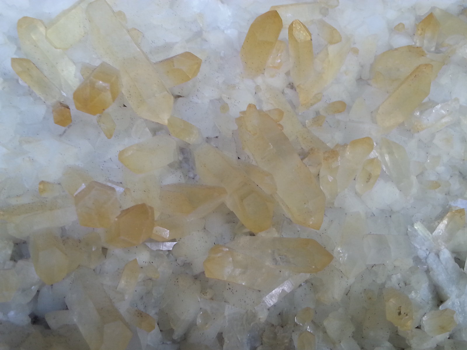 Quartz (variety rock crystal), Albite, Calcite
Length about 63 cm
(Autor: Volkmar Stingl)