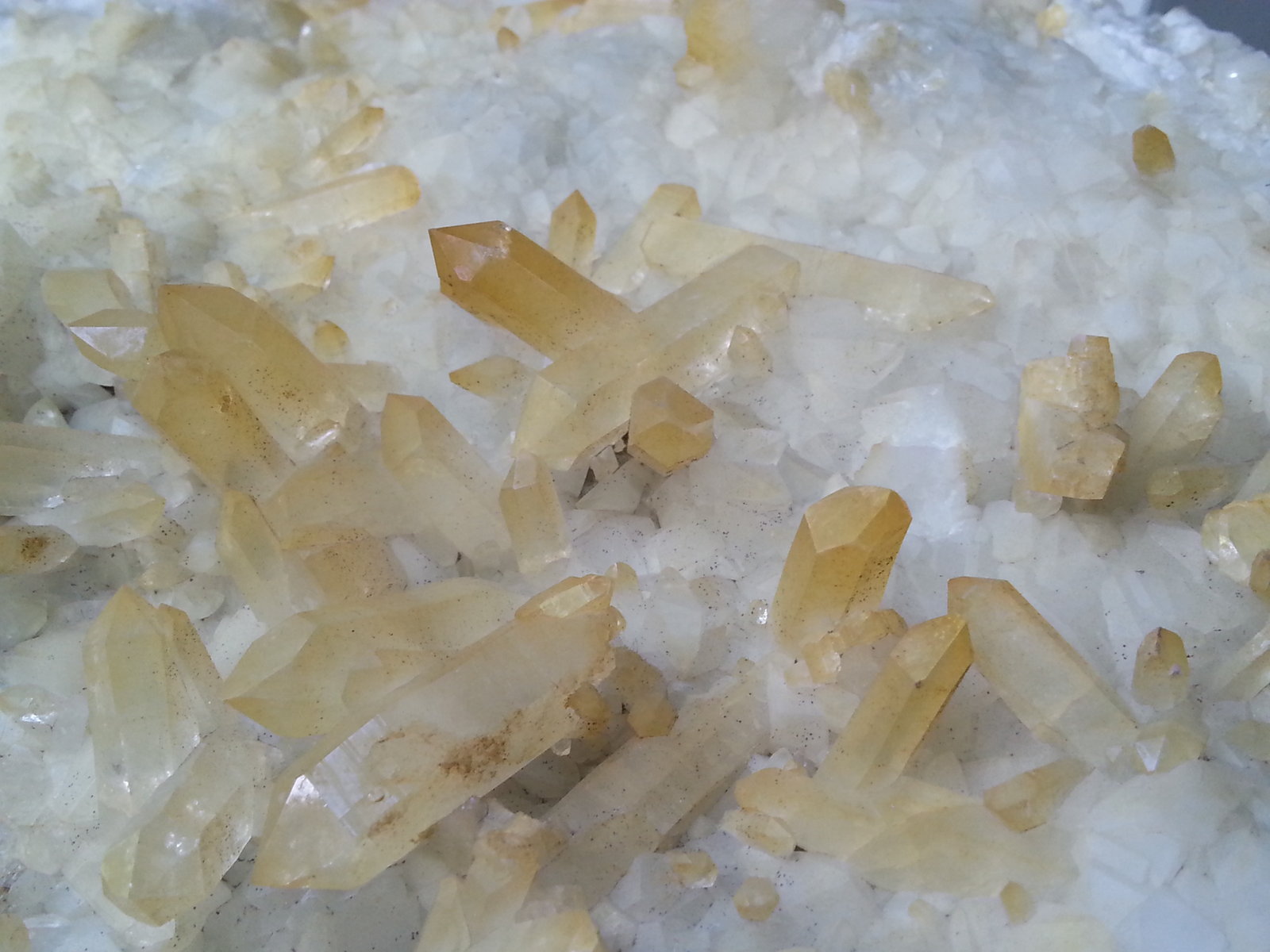 Quartz (variety rock crystal), Albite, Calcite
Length about 63 cm
(Autor: Volkmar Stingl)