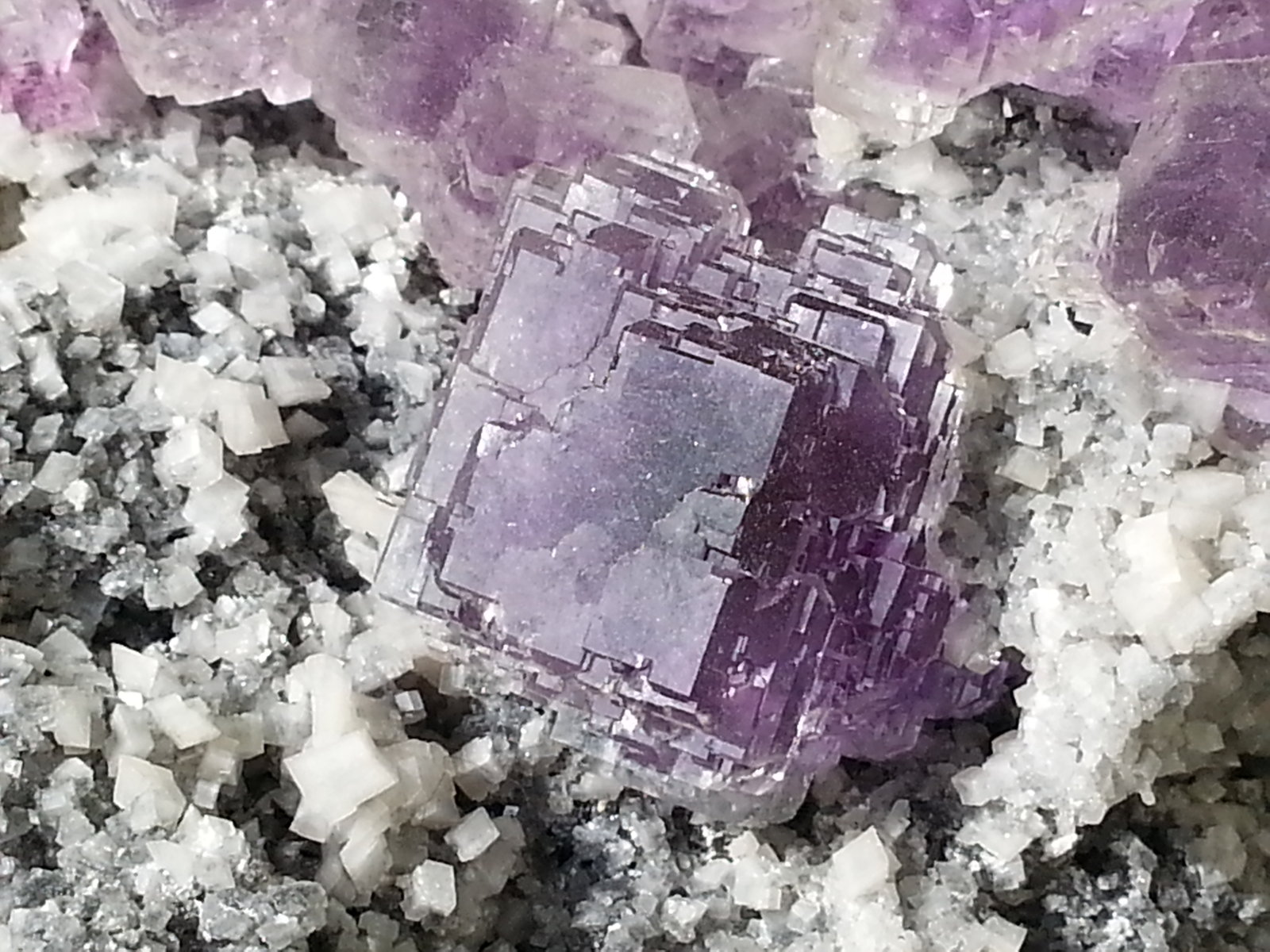 Fluorite, Dolomite
12 x 8 cm
(Autor: Volkmar Stingl)