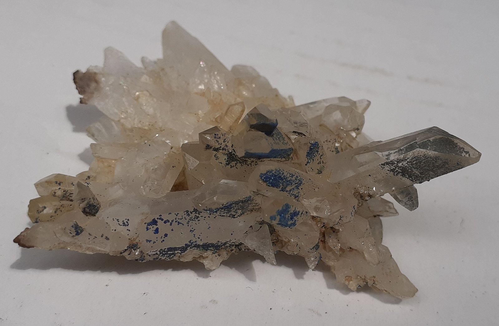 Quartz, Azurite
6 x 4,5 cm
(Autor: Volkmar Stingl)
