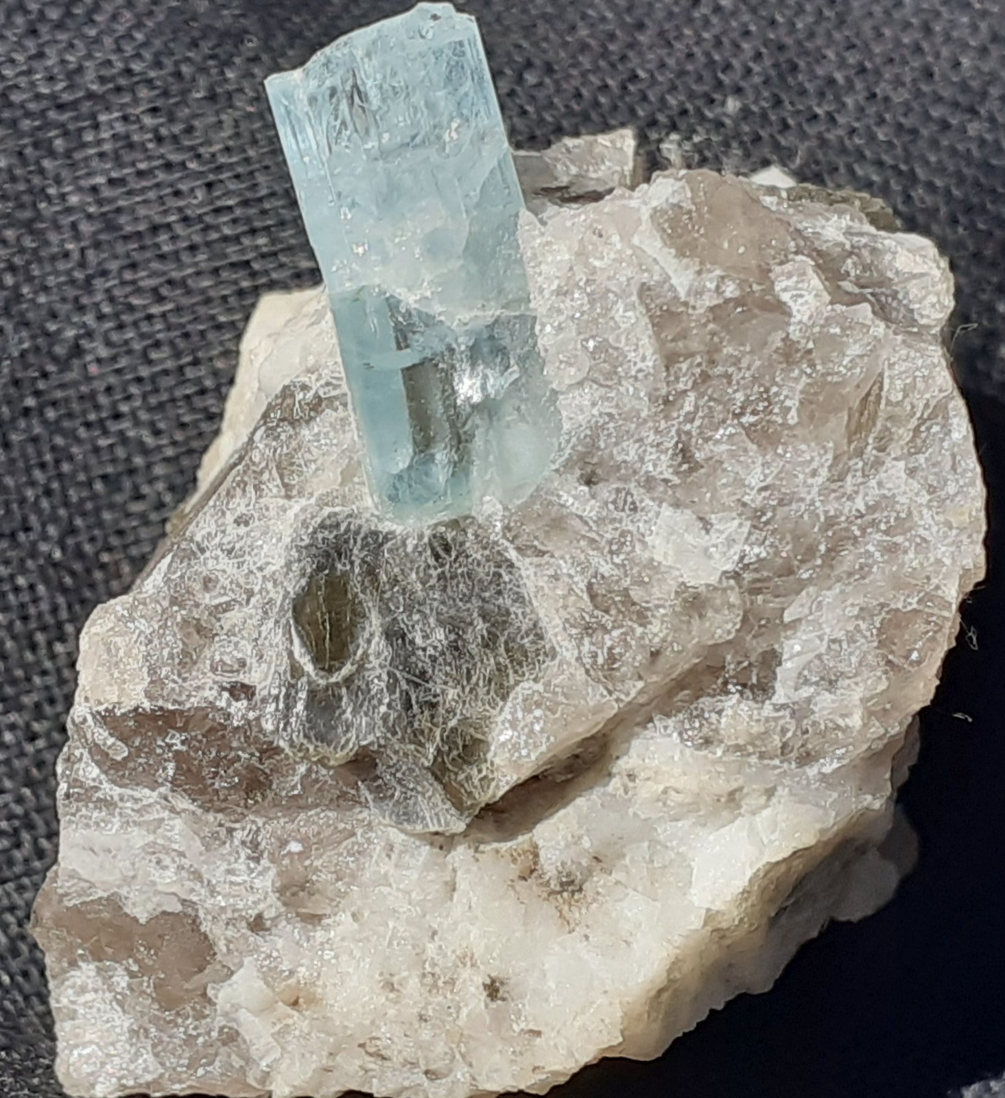 Beryl (variety aquamarine)
2,5 x 2 cm
(Autor: Volkmar Stingl)