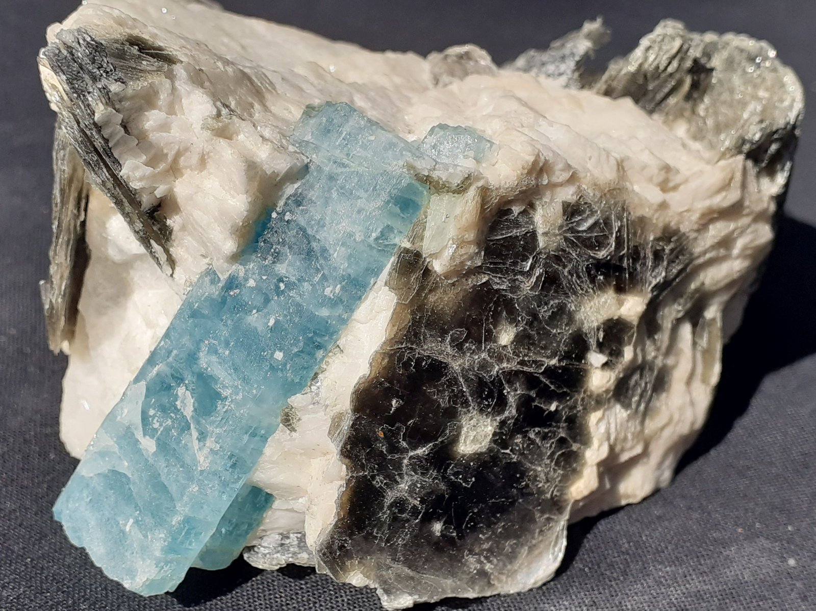 Beryl (variety aquamarine)
8 x 7 cm
(Autor: Volkmar Stingl)