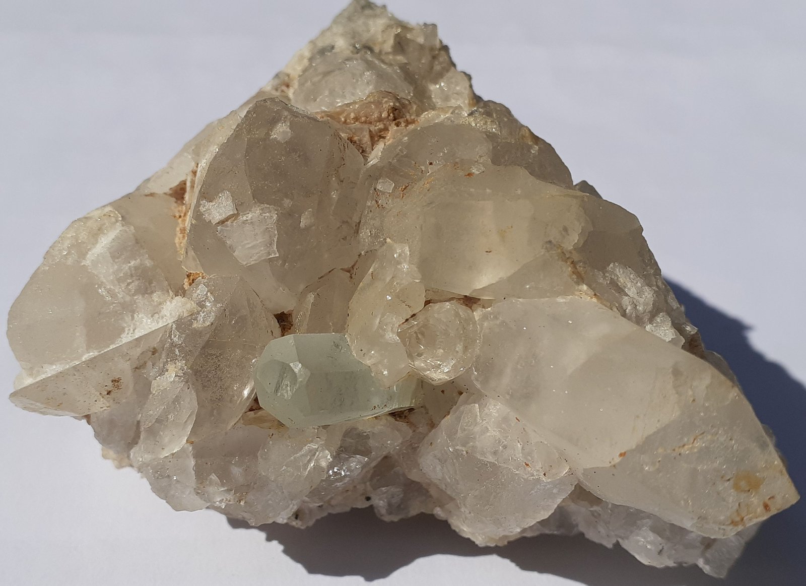 Beryl (variety Aquamarine), Quartz
7 x 6,5 x 4 cm
(Autor: Volkmar Stingl)