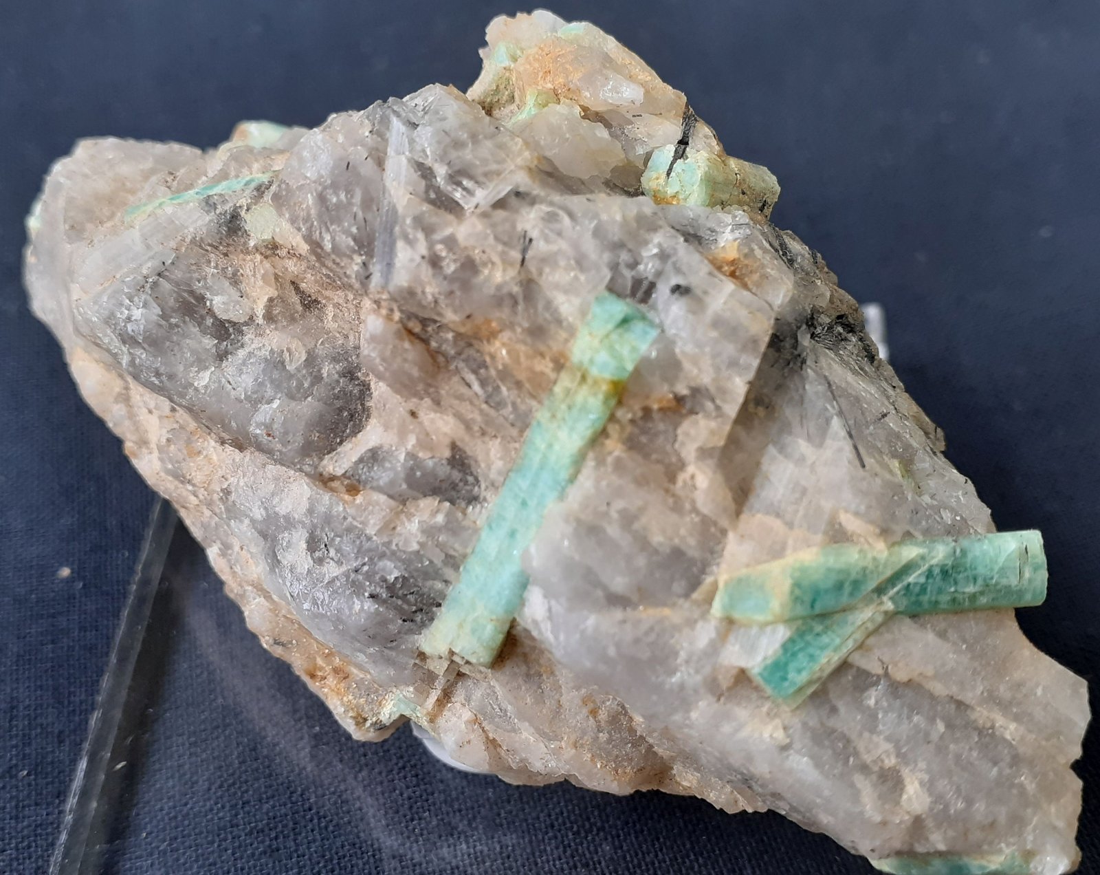 Beryl (variety emerald)
7,5 x 4 cm
(Autor: Volkmar Stingl)