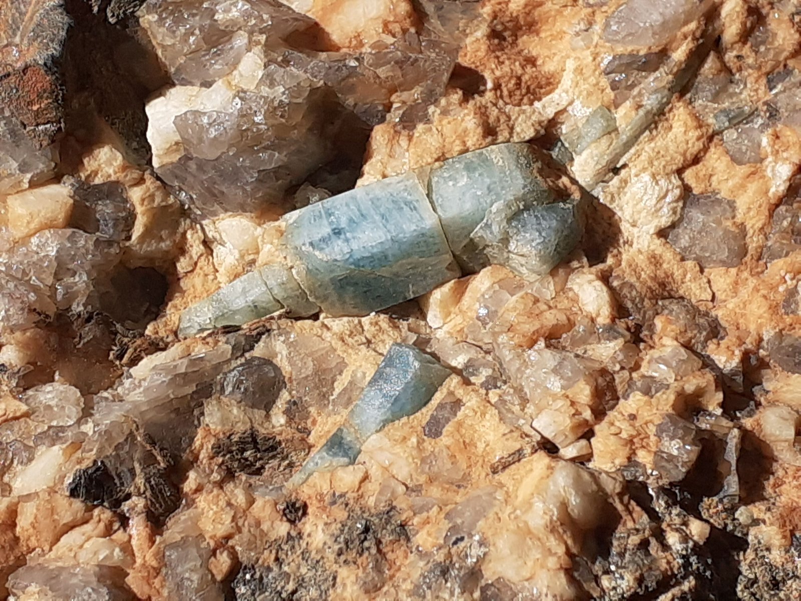 Beryl (variety Aquamarine)
13 x 9 cm
(Autor: Volkmar Stingl)