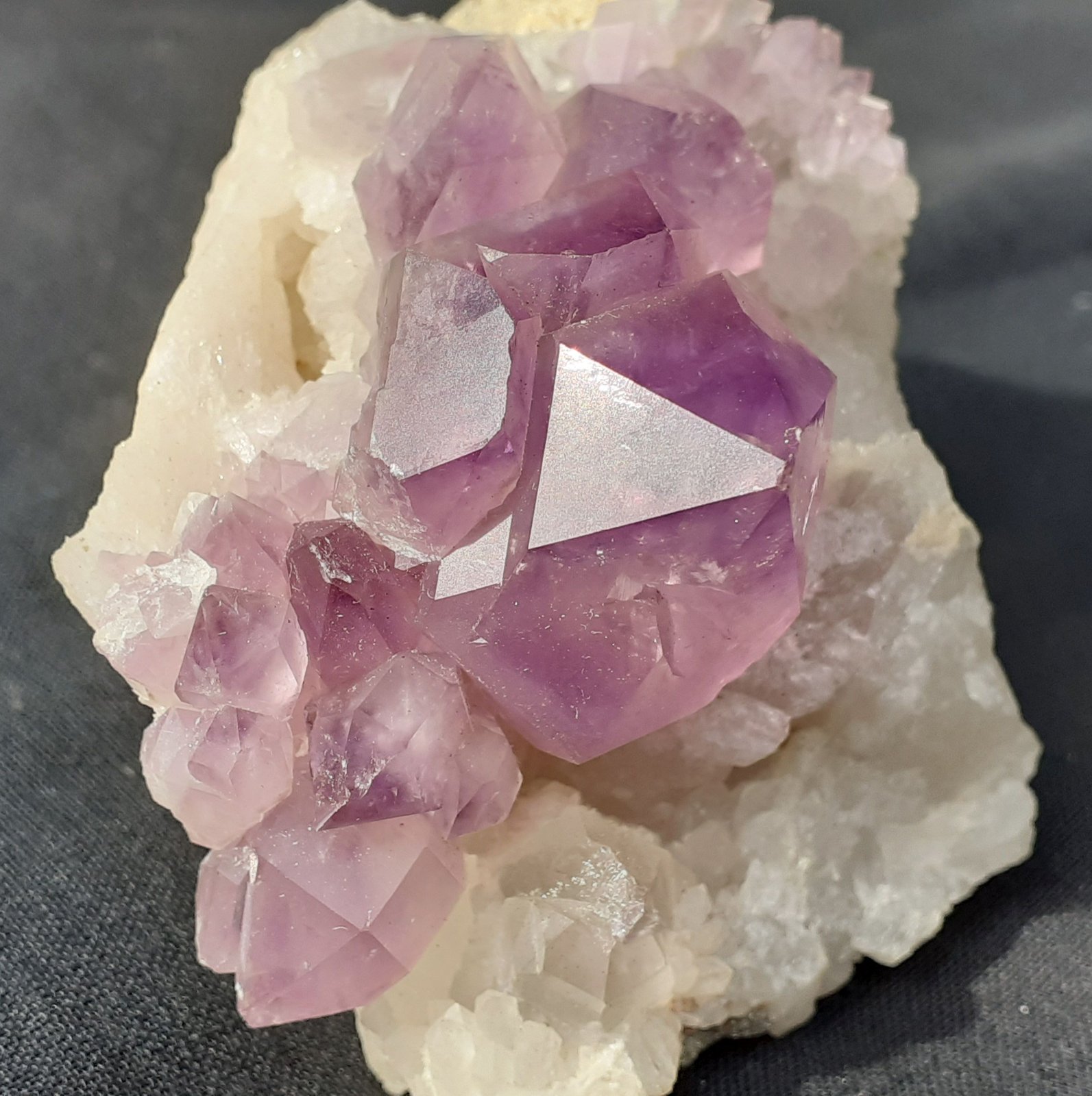 Quartz (variety amethyst)
6 x 5 cm
(Autor: Volkmar Stingl)