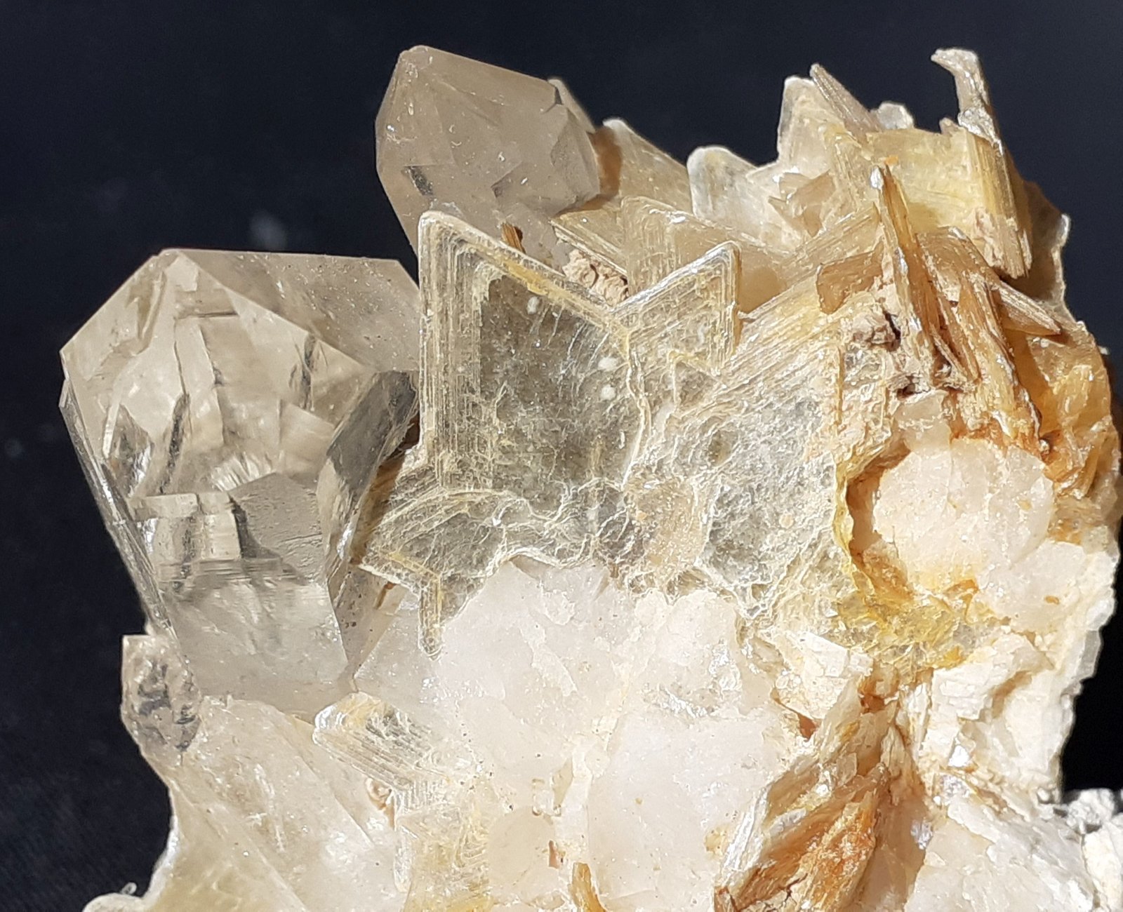 Quartz, Muscovite
6 x 5,5 cm
(Autor: Volkmar Stingl)