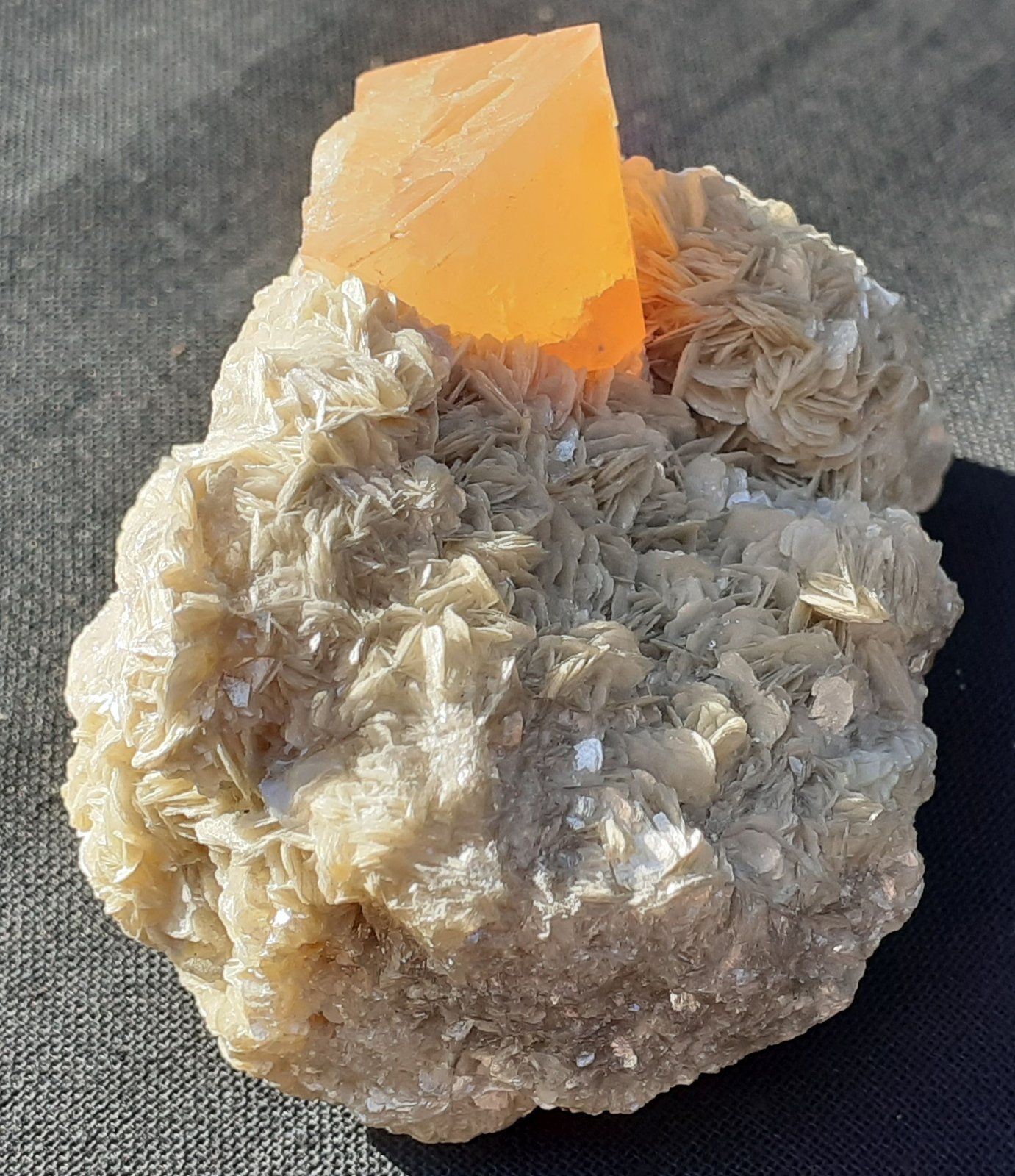 Scheelite, Muscovite
5 x 3,5 cm
(Autor: Volkmar Stingl)