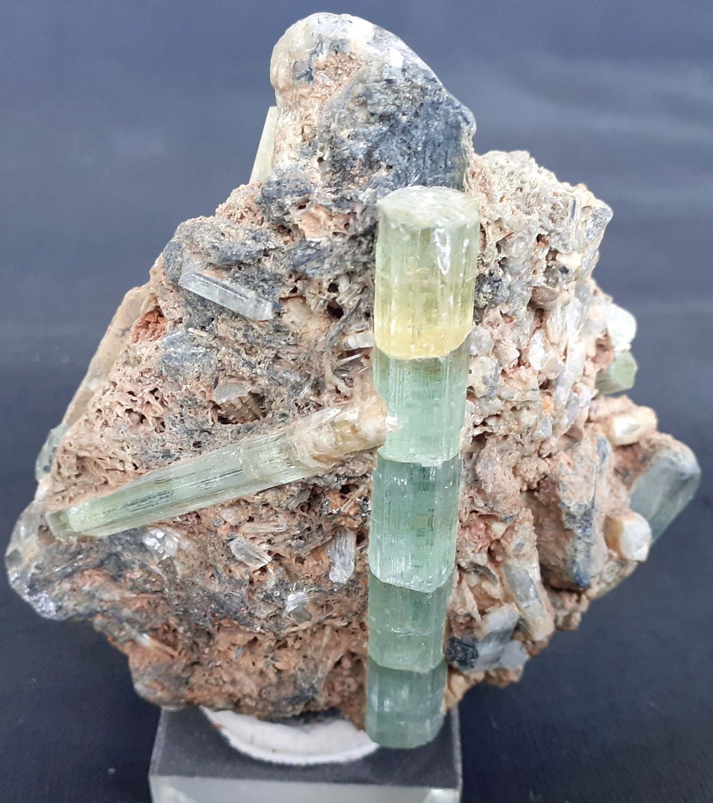 Beryl (variety Aquamarine)
7 x 7 cm
(Autor: Volkmar Stingl)