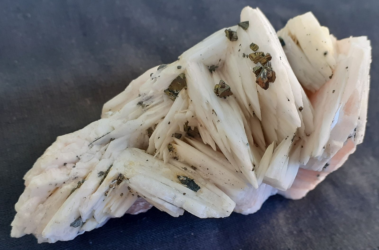 Baryte, Chalcopyrite
9 x 4 cm
(Autor: Volkmar Stingl)