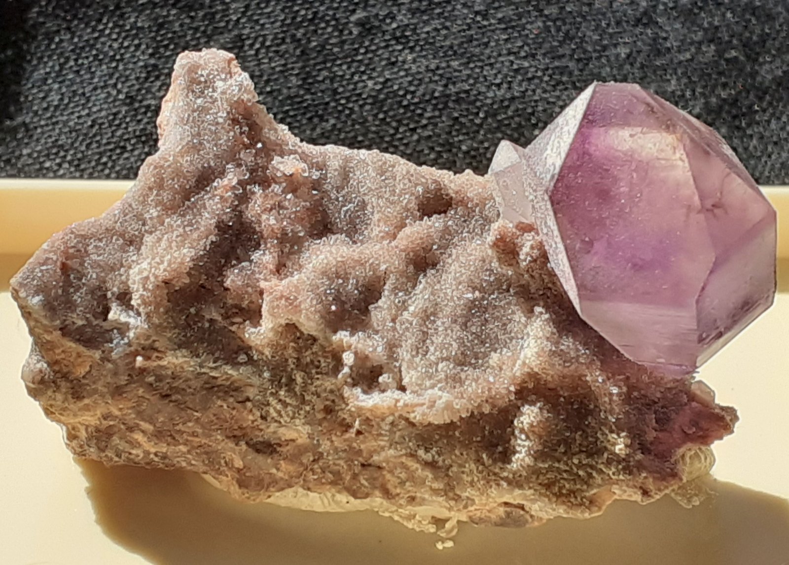 Quartz (variety amethyst)
4 x 1,5 cm
(Autor: Volkmar Stingl)