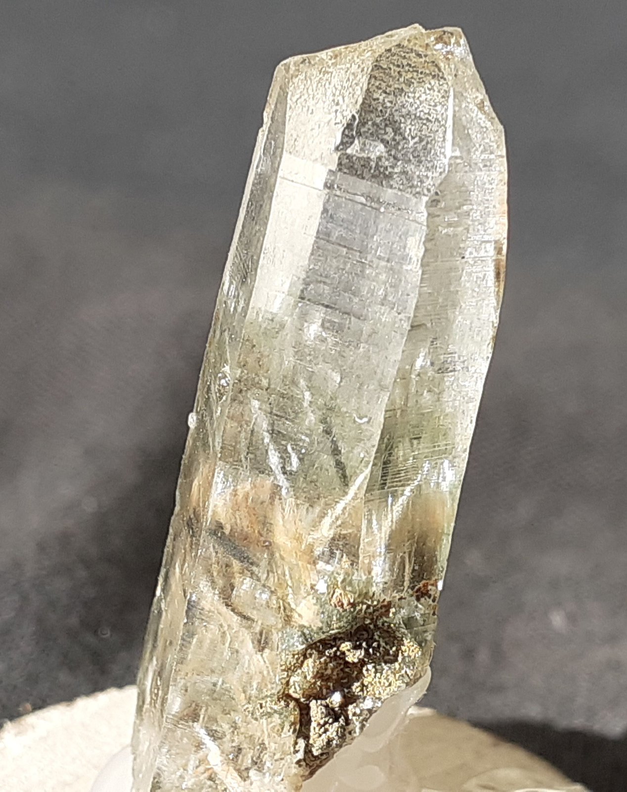 Quartz, Actinolite, Tremolite
3 x 1 cm
(Autor: Volkmar Stingl)