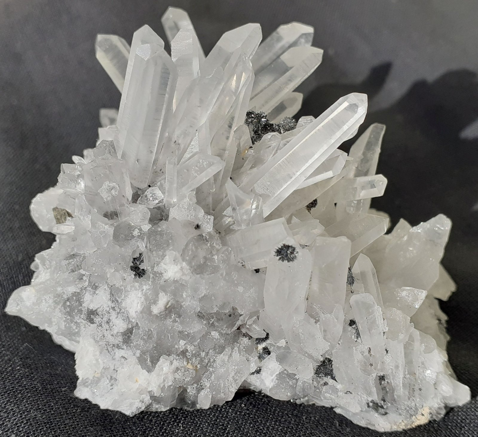 Quartz, Stibnite
6 x 5 cm
(Autor: Volkmar Stingl)