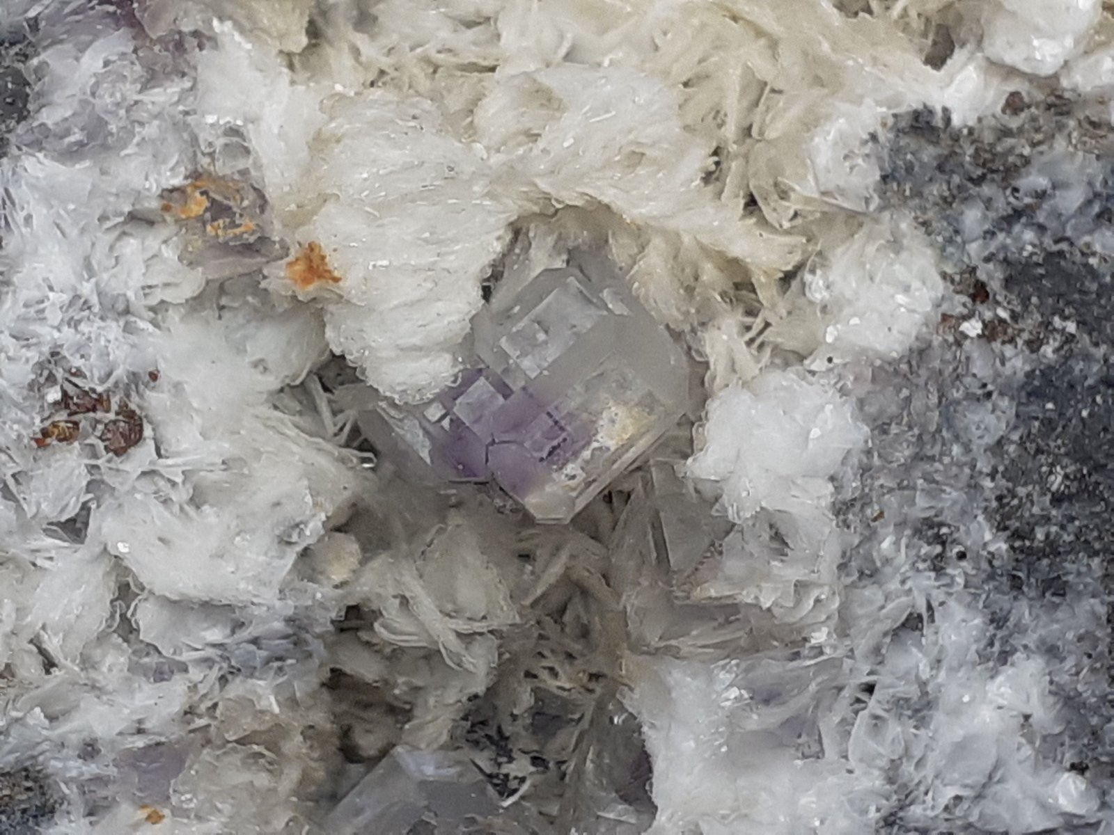 Fluorite, Baryte
11 x 9 cm
(Autor: Volkmar Stingl)