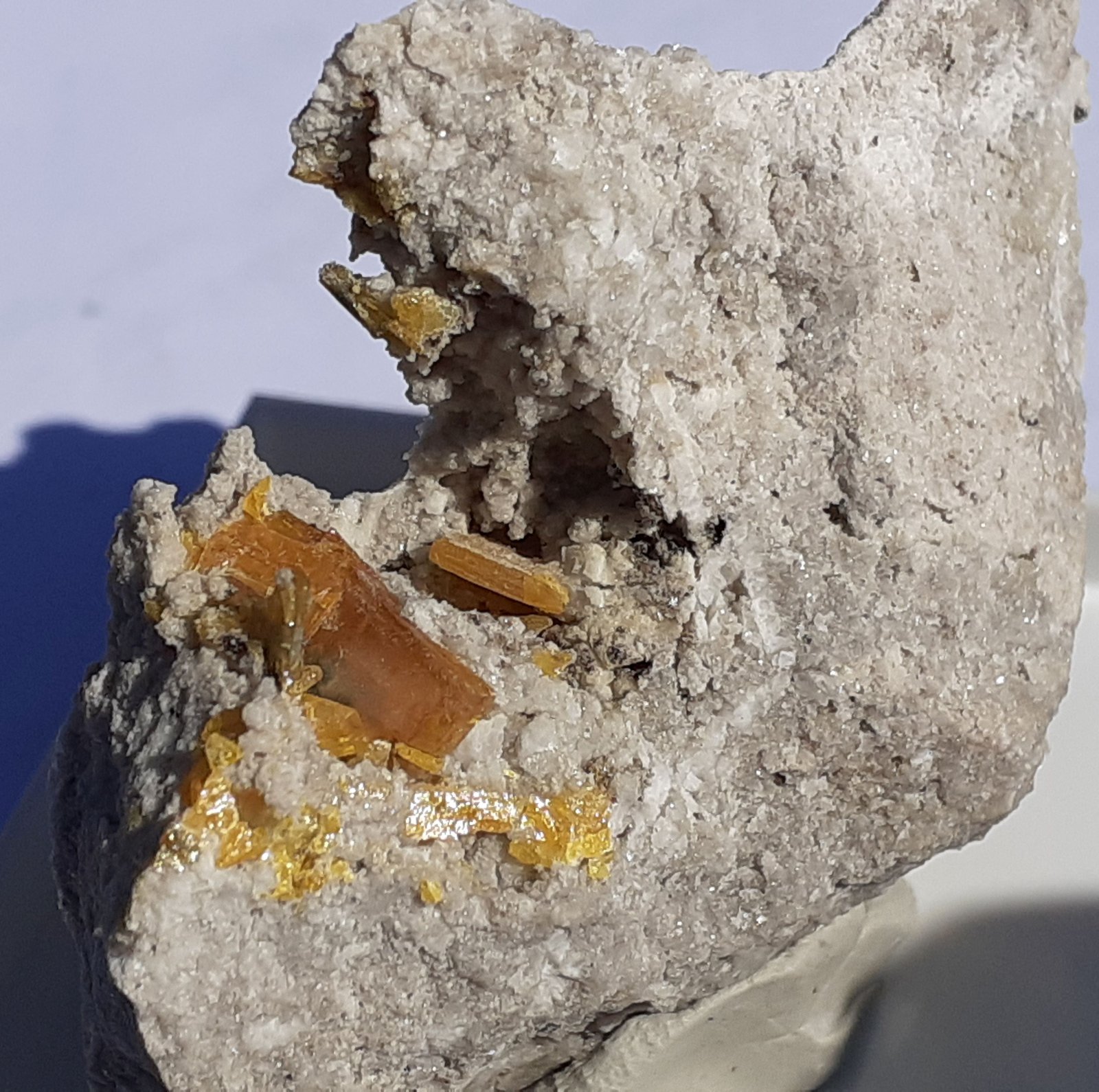 Wulfenite
4,5 x 4 cm
(Autor: Volkmar Stingl)