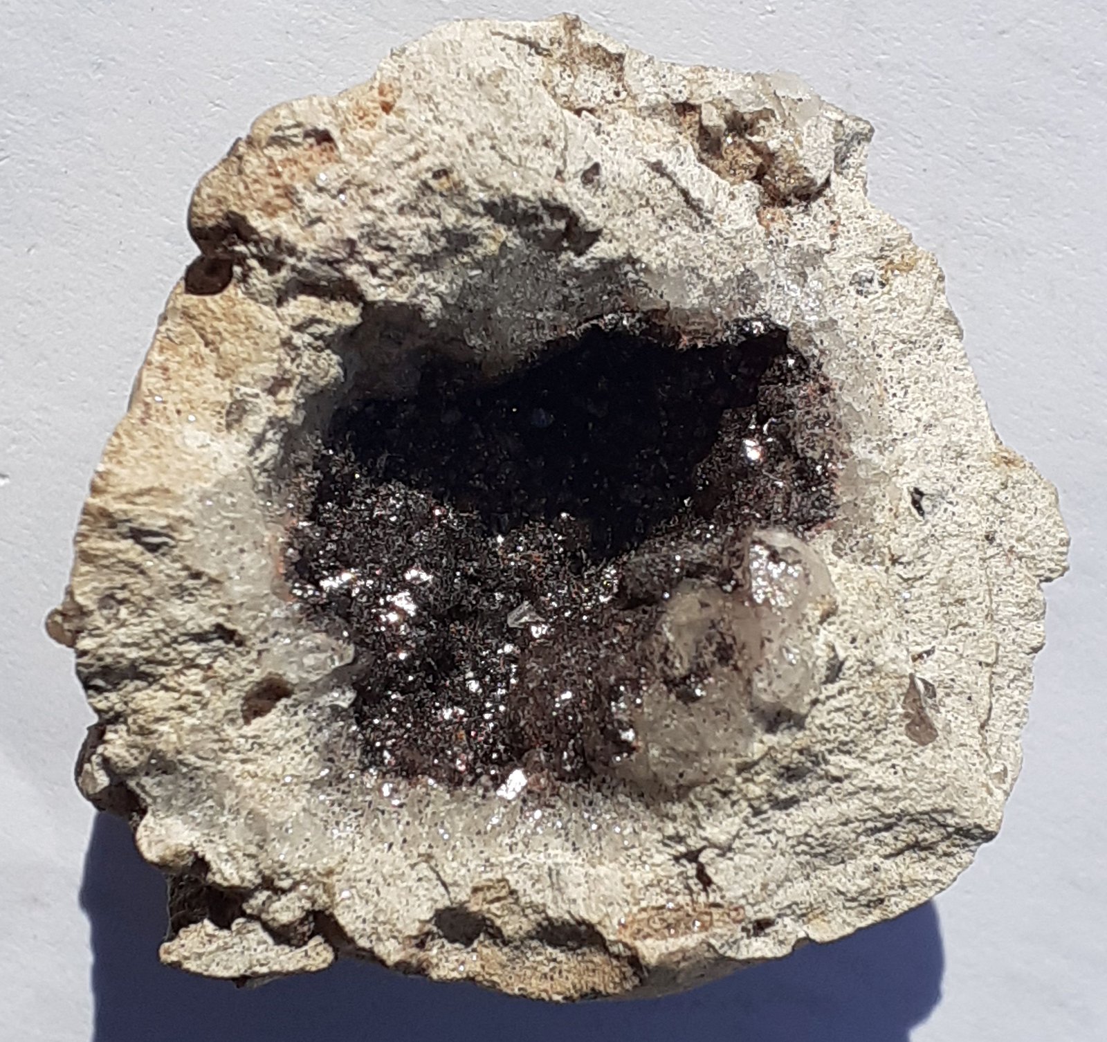 Quartz, Hematite
3 x 3 cm
(Autor: Volkmar Stingl)