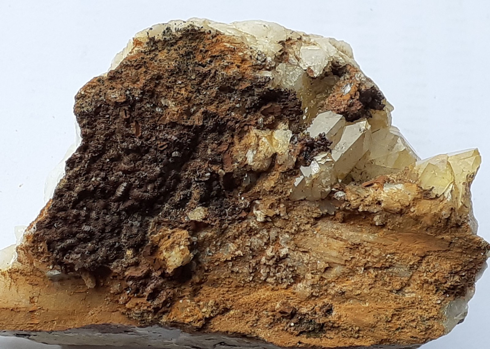 Quartz, limonite after Hematite (variety iron rose)
6,5 x 4,5 cm
(Autor: Volkmar Stingl)