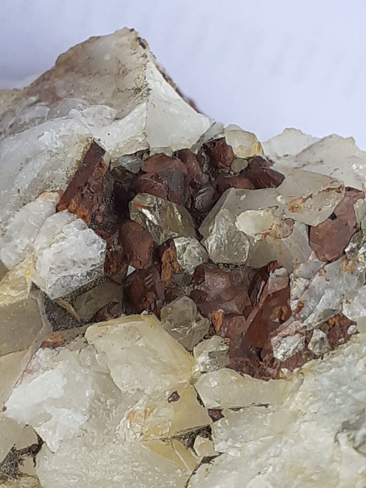 Quartz, limonite after Hematite
6 x 5,5 cm
(Autor: Volkmar Stingl)