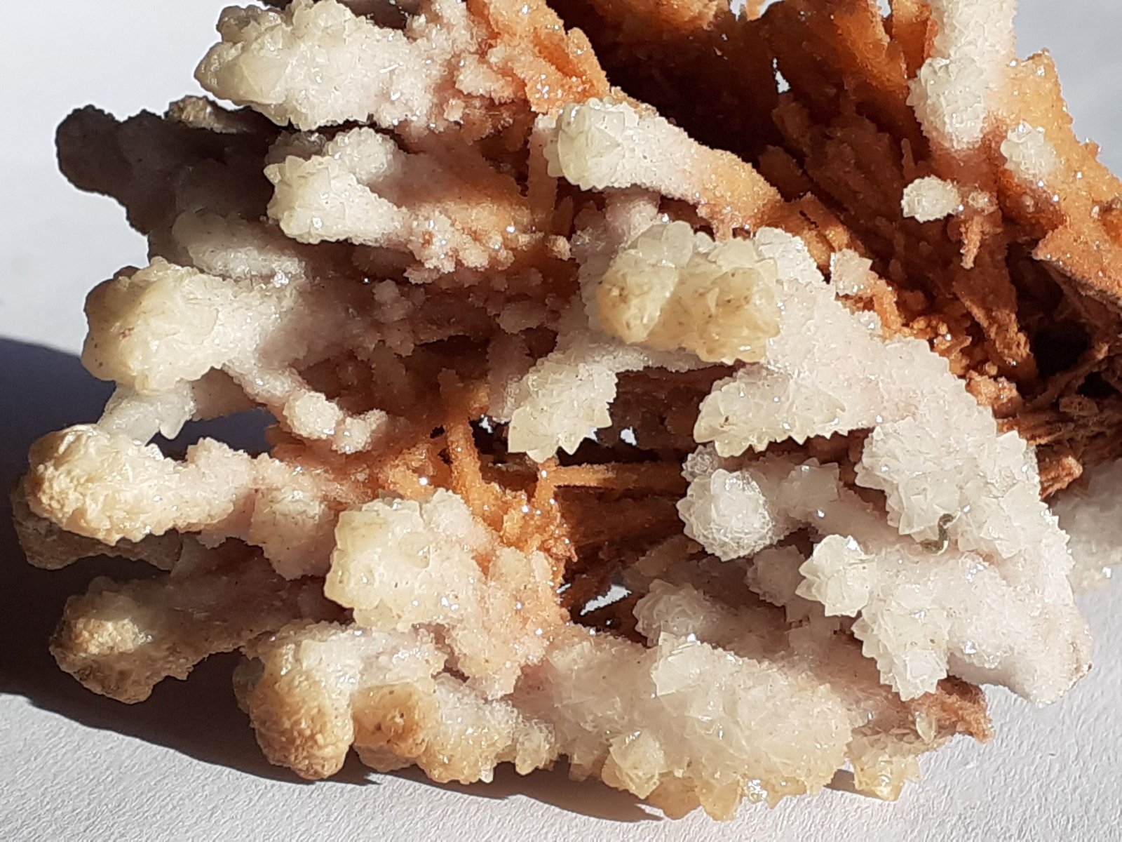 Calcite on Aragonite
9 x 7 cm
(Autor: Volkmar Stingl)