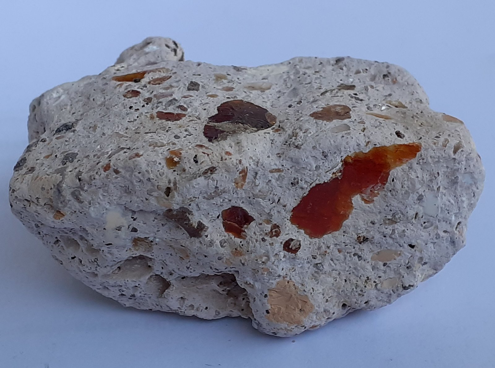 Quartz (variety fire agate)
5 x 4 cm
(Autor: Volkmar Stingl)