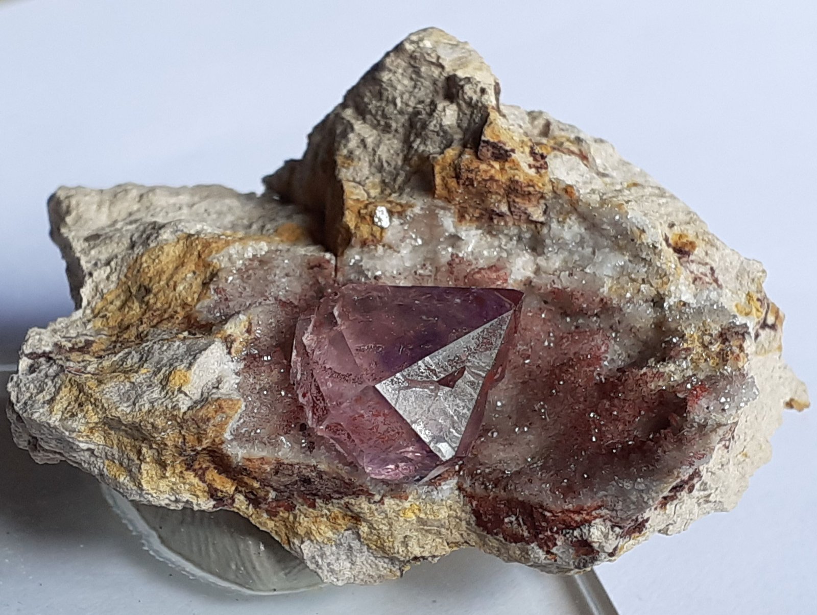 Quartz (variety amethyst)
5 x 3,5 cm
(Autor: Volkmar Stingl)
