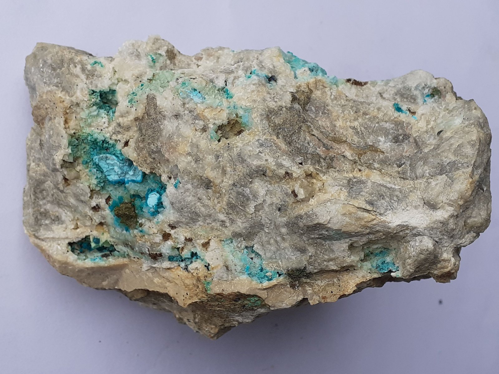 Malachite, Allophane, Dolomite
11 x 8 cm
(Autor: Volkmar Stingl)