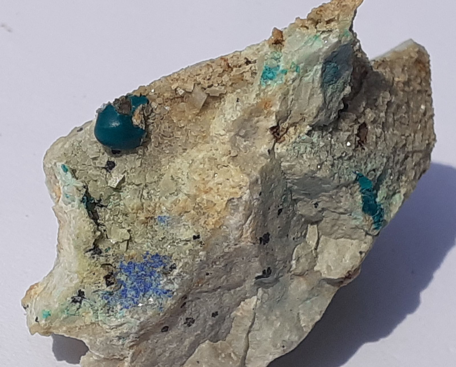 Malachite, Tetrahedrite series
3,5 x 2,5 cm
(Autor: Volkmar Stingl)