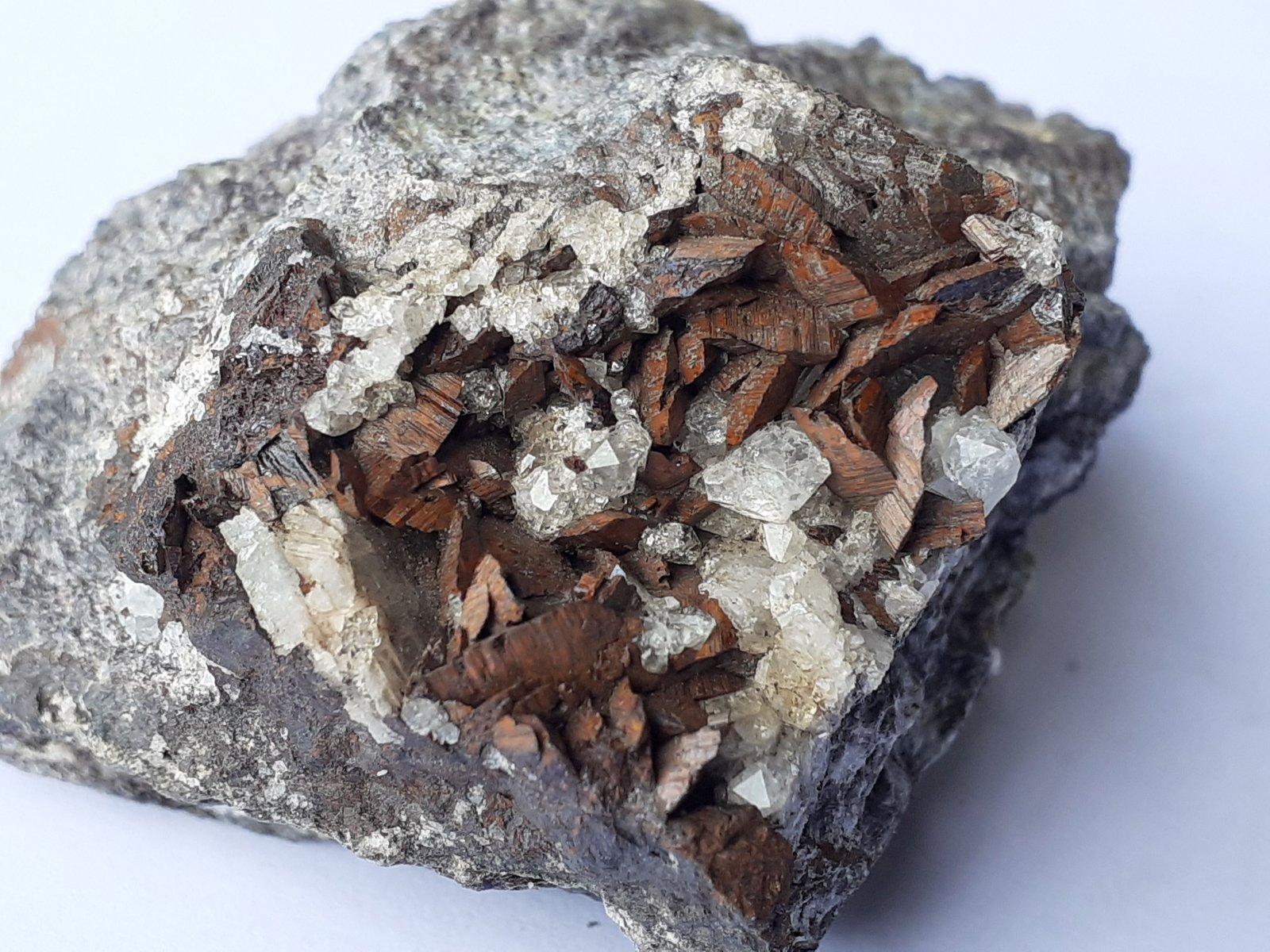 Siderite, Quartz
5,5 x 4 cm
(Autor: Volkmar Stingl)