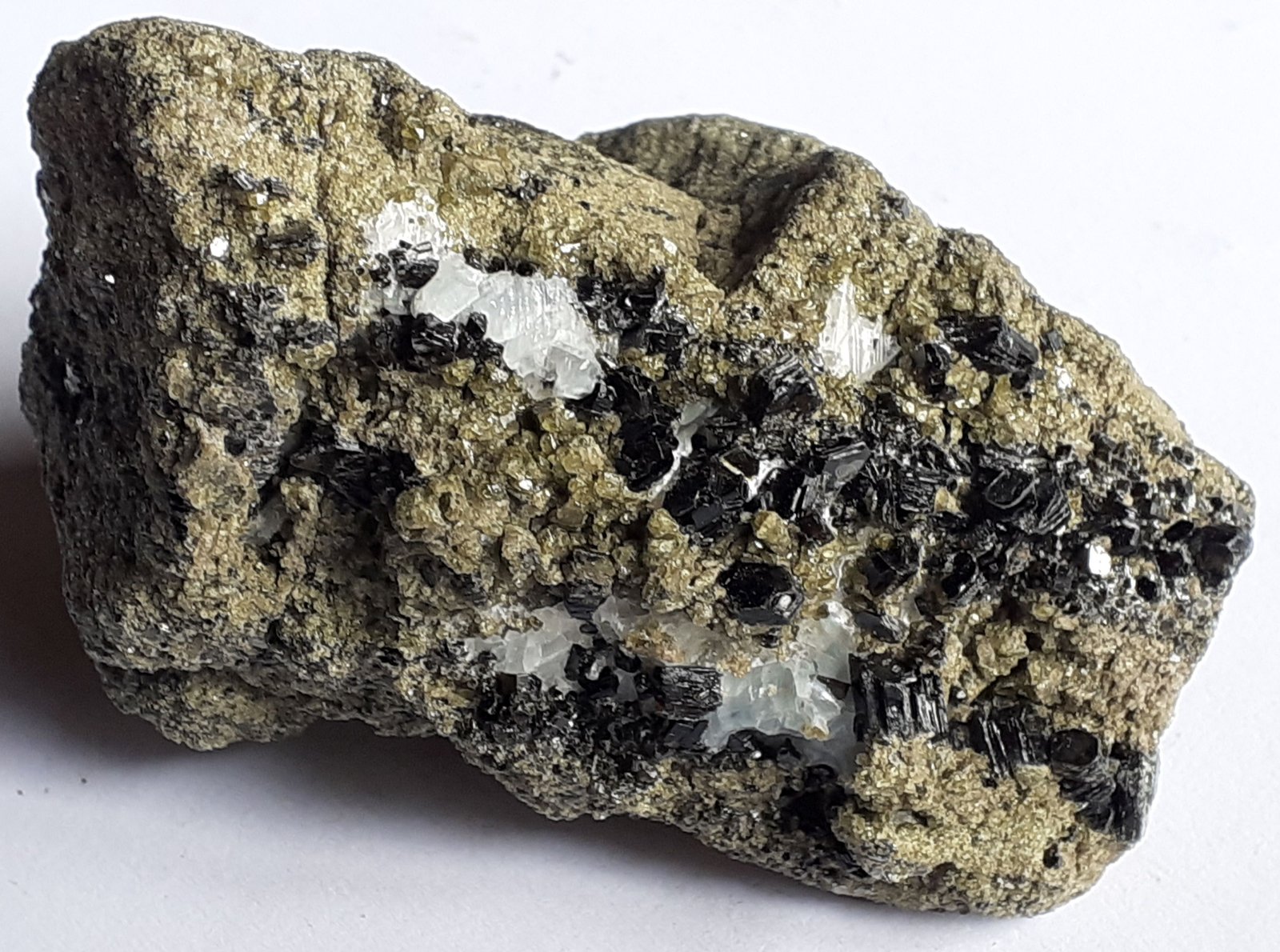 Augite (variety fassaite), Phlogopite
6,5 x 4 cm
(Autor: Volkmar Stingl)
