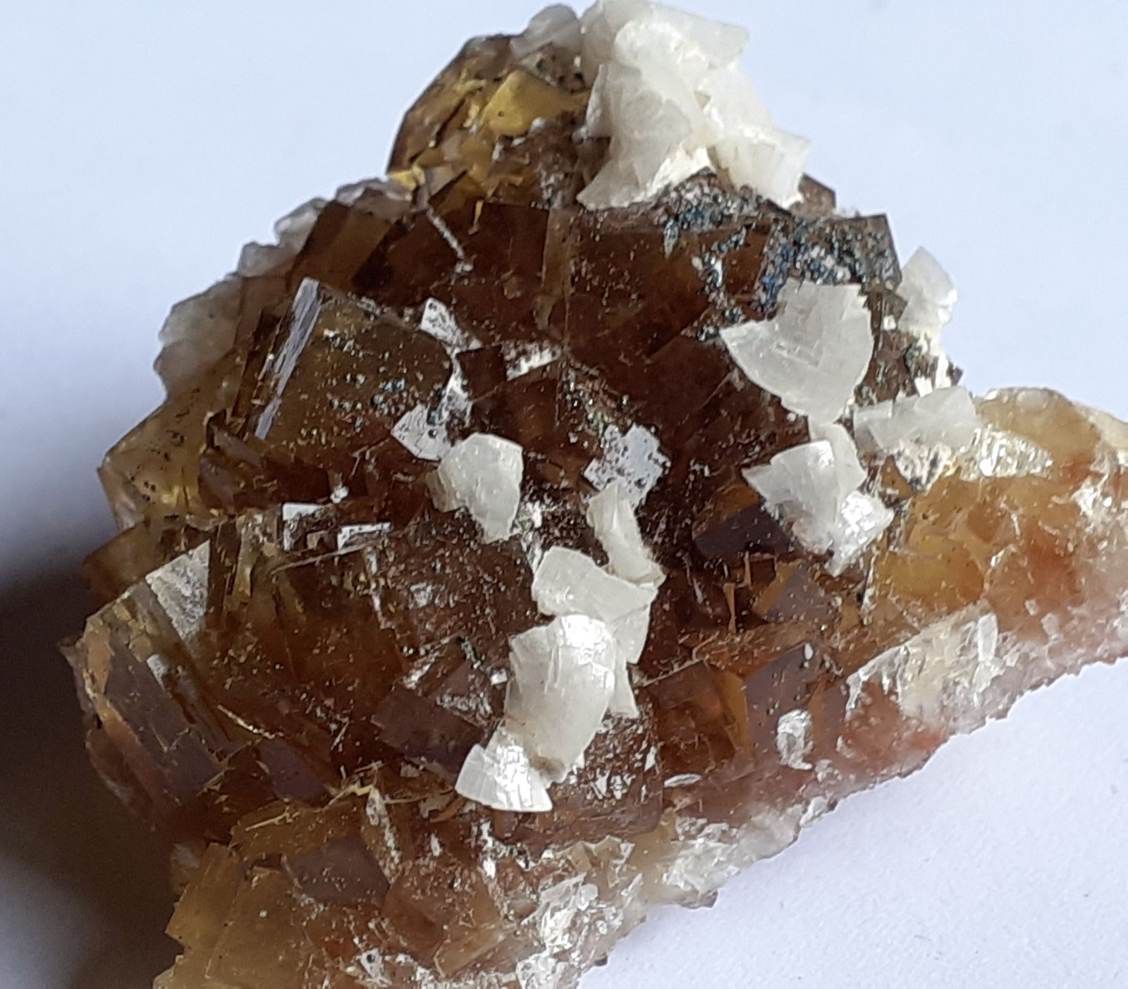 Fluorite, Dolomite
4 x 3,5 cm
(Autor: Volkmar Stingl)