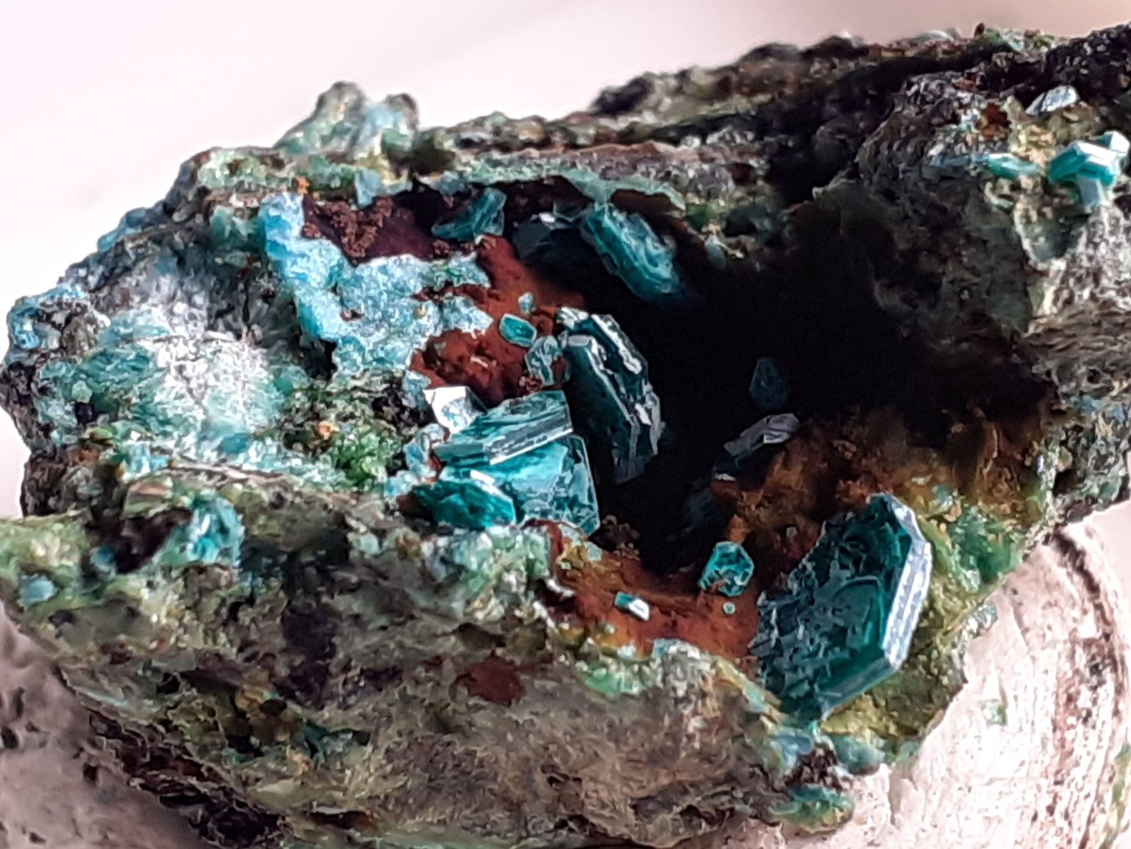Chalcophyllite
2,5 x 1,5 cm
(Autor: Volkmar Stingl)