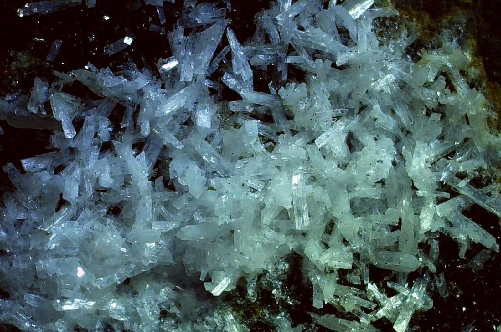 Laumontite
FoV 1,2 x 0,8 cm
(Autor: Volkmar Stingl)