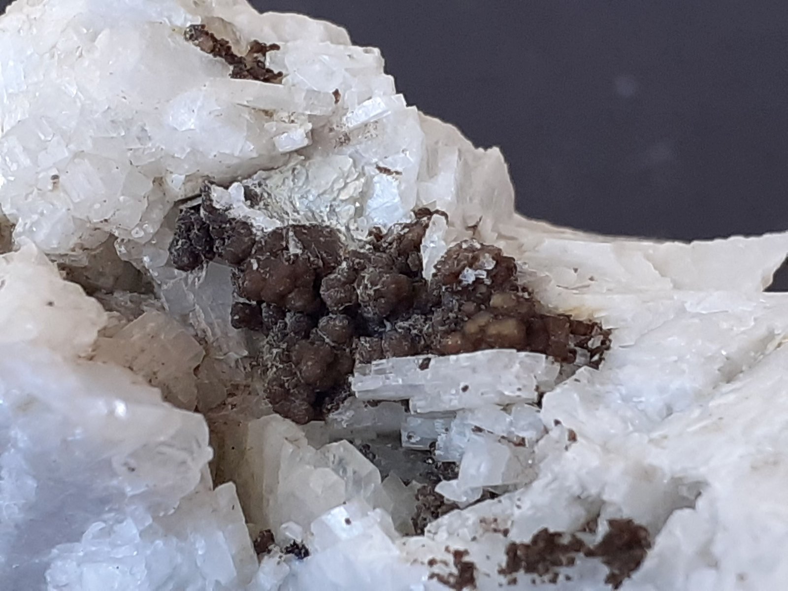 Zanazziite, Albite
3,5 x 2,5 cm
(Autor: Volkmar Stingl)