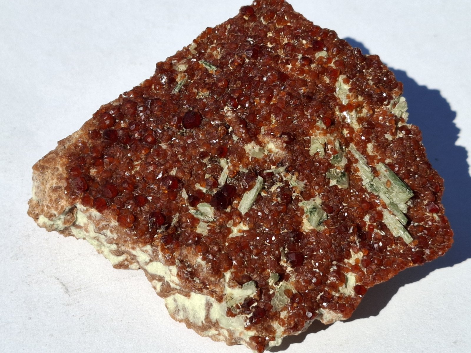 Grossular (variety hessonite), Diopside
7 x 7 cm
(Autor: Volkmar Stingl)
