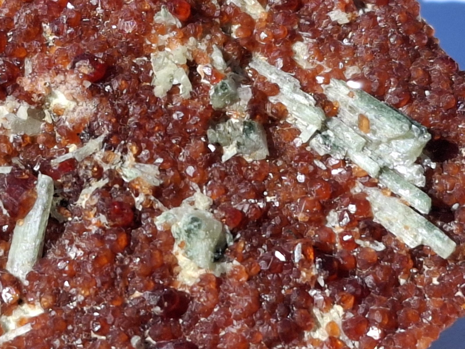 Grossular (variety hessonite), Diopside
7 x 7 cm
(Autor: Volkmar Stingl)