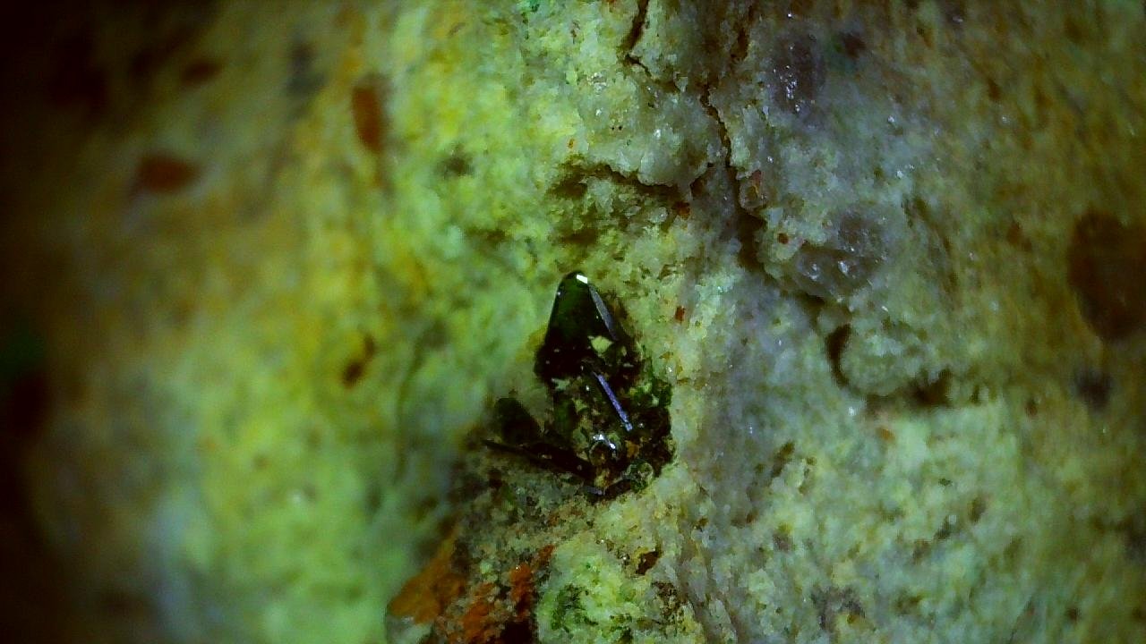 Lindgrenite
FoV ca. 2,0 x 1,3 cm
(Autor: Volkmar Stingl)