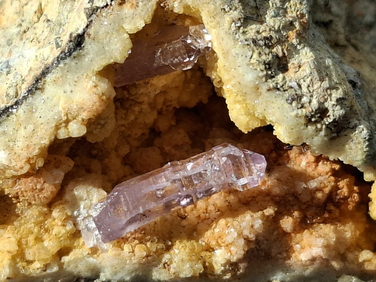 Quartz (variety amethyst)
4,5 x 4 cm
(Autor: Volkmar Stingl)